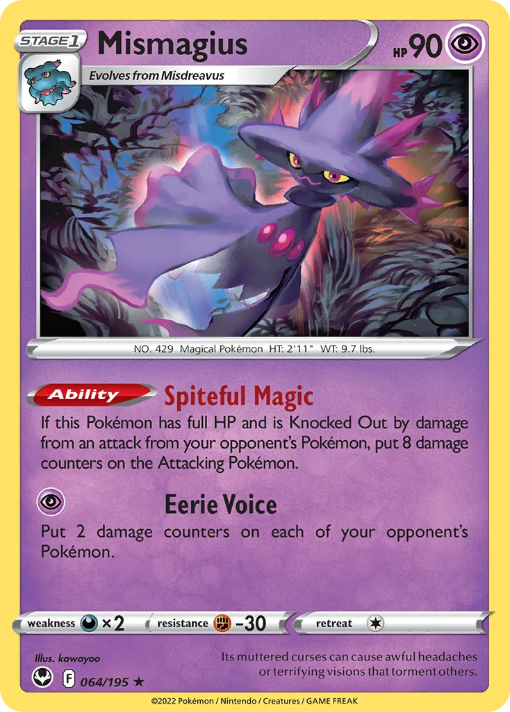 Mismagius (SIT 064) – Silver Tempest – Normal
