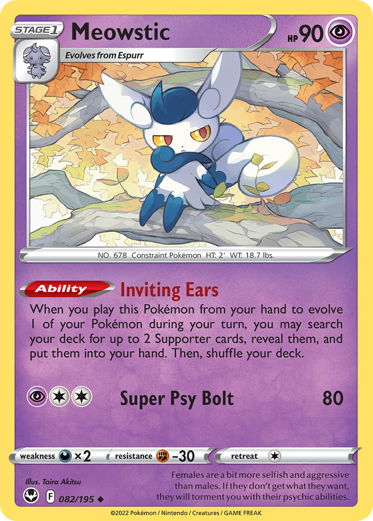 Meowstic (SIT 082) – Silver Tempest – Normal