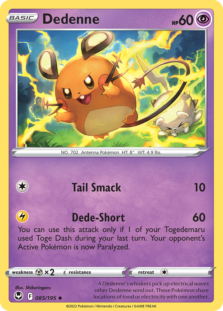 Dedenne (SIT 085) – Silver Tempest – Normal