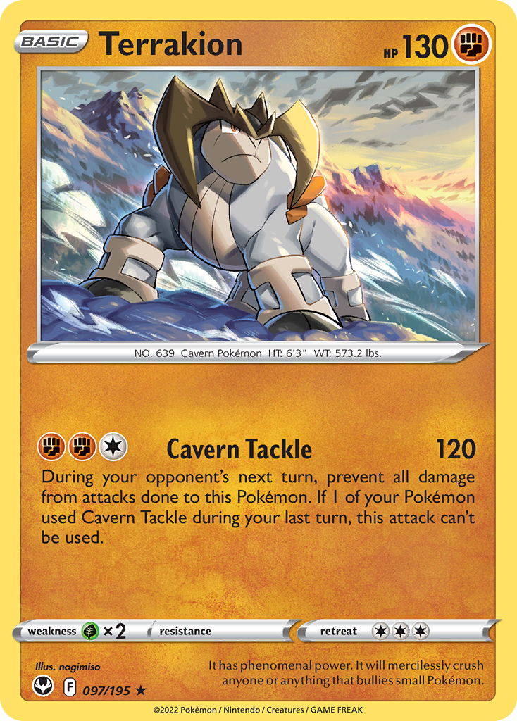 Terrakion (SIT 097) – Silver Tempest – Normal