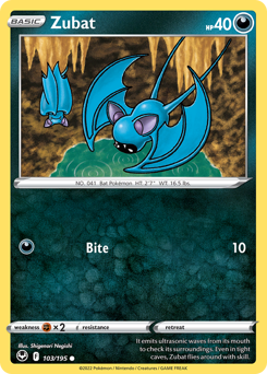 Zubat – Silver Tempest – Normal