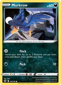 Murkrow – Silver Tempest – Normal