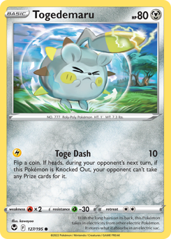 Togedemaru – Silver Tempest – Normal