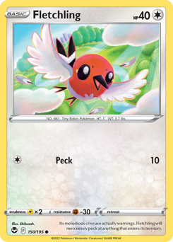 Fletchling – Silver Tempest – Normal