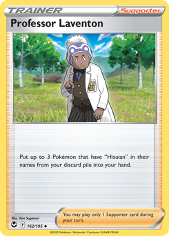 Professor Laventon • Silver Tempest • Reverse Holo
