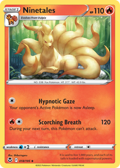 Ninetales – Silver Tempest – Normal