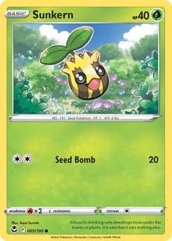 Sunkern – Silver Tempest – Reverse Holo