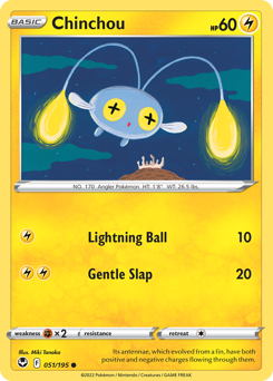 Chinchou – Silver Tempest – Normal