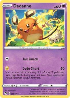 Dedenne – Silver Tempest – Normal