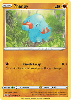 Phanpy – Silver Tempest – Normal