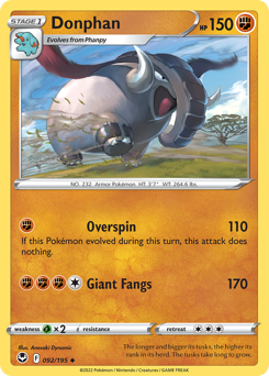 Donphan – Silver Tempest – Normal