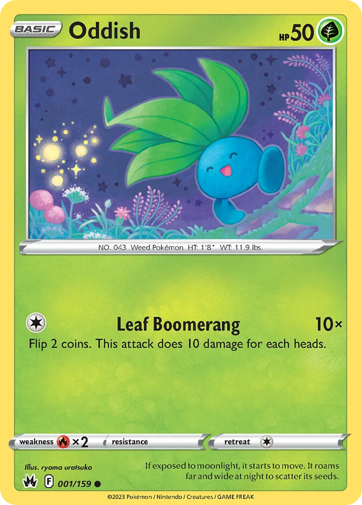 Oddish (CRZ 001) – Crown Zenith – Normal
