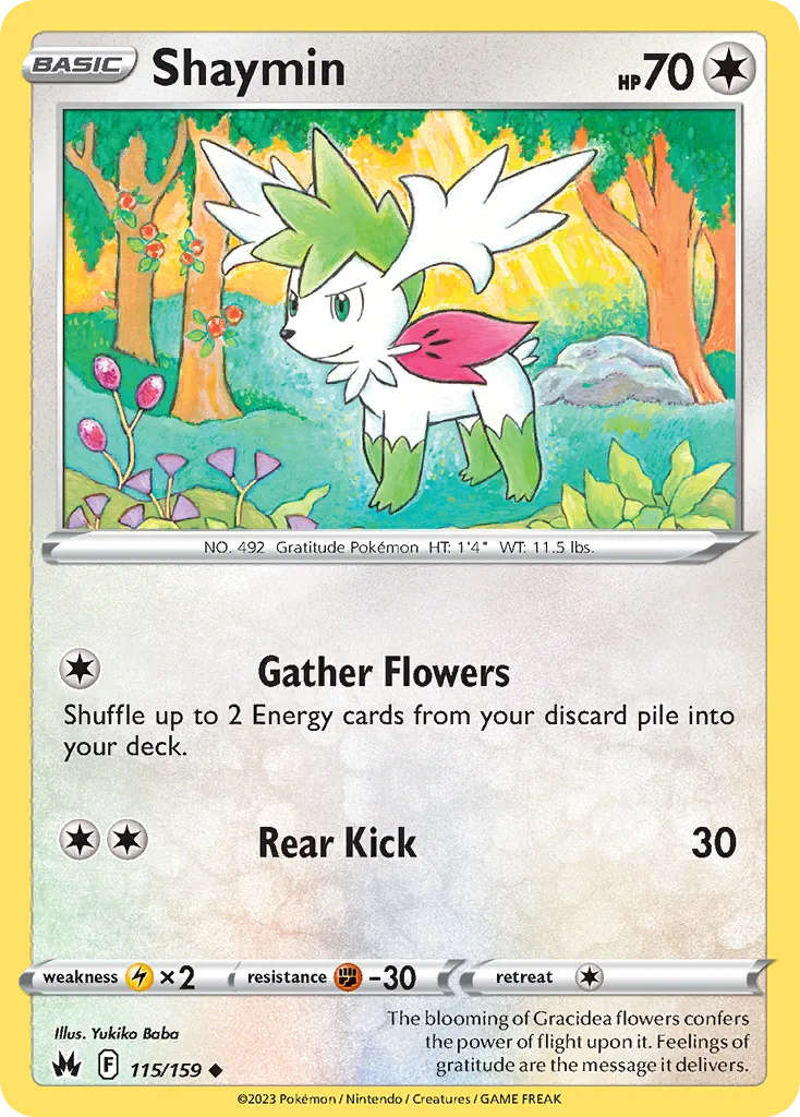 Shaymin (CRZ 115) – Crown Zenith – Normal