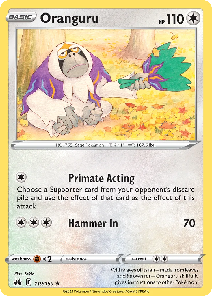Oranguru (CRZ 119) – Crown Zenith – Normal