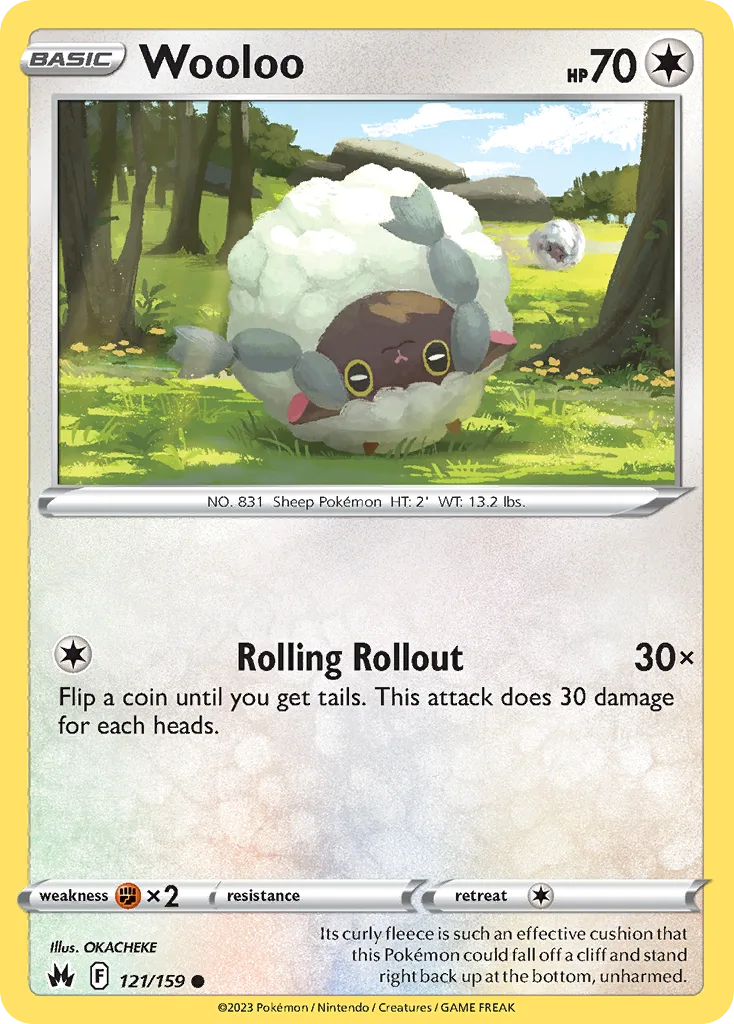 Wooloo (CRZ 121) – Crown Zenith – Normal