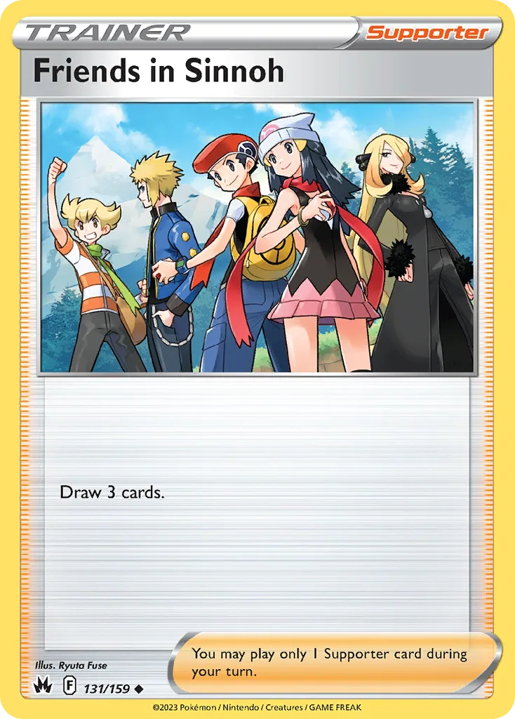 Friends in Sinnoh (CRZ 131) – Crown Zenith – Normal