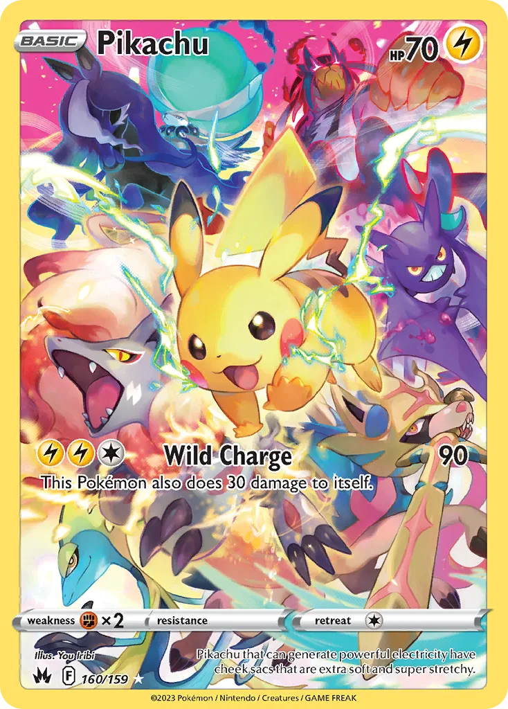 Pikachu (CRZ 160) – Crown Zenith – Normal