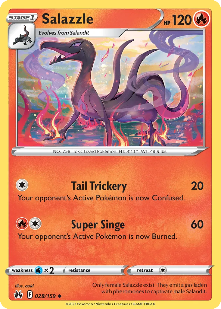 Salazzle (CRZ 028) – Crown Zenith – Normal