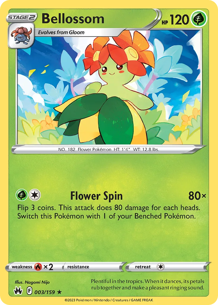 Bellossom (CRZ 003) – Crown Zenith – Normal