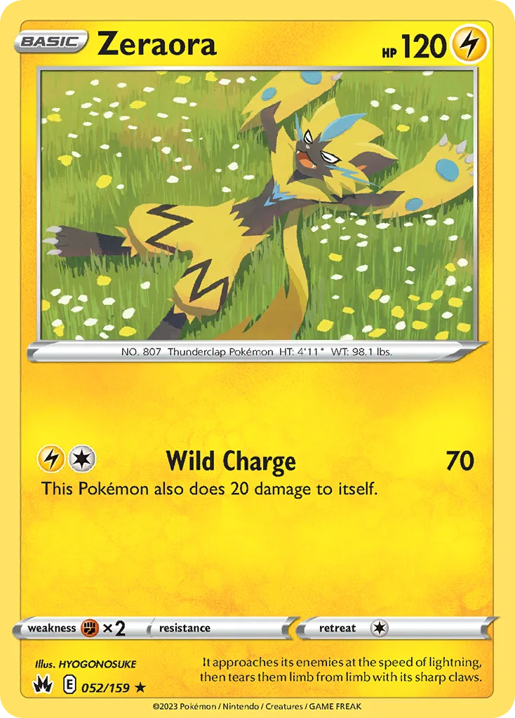 Zeraora (CRZ 052) – Crown Zenith – Normal