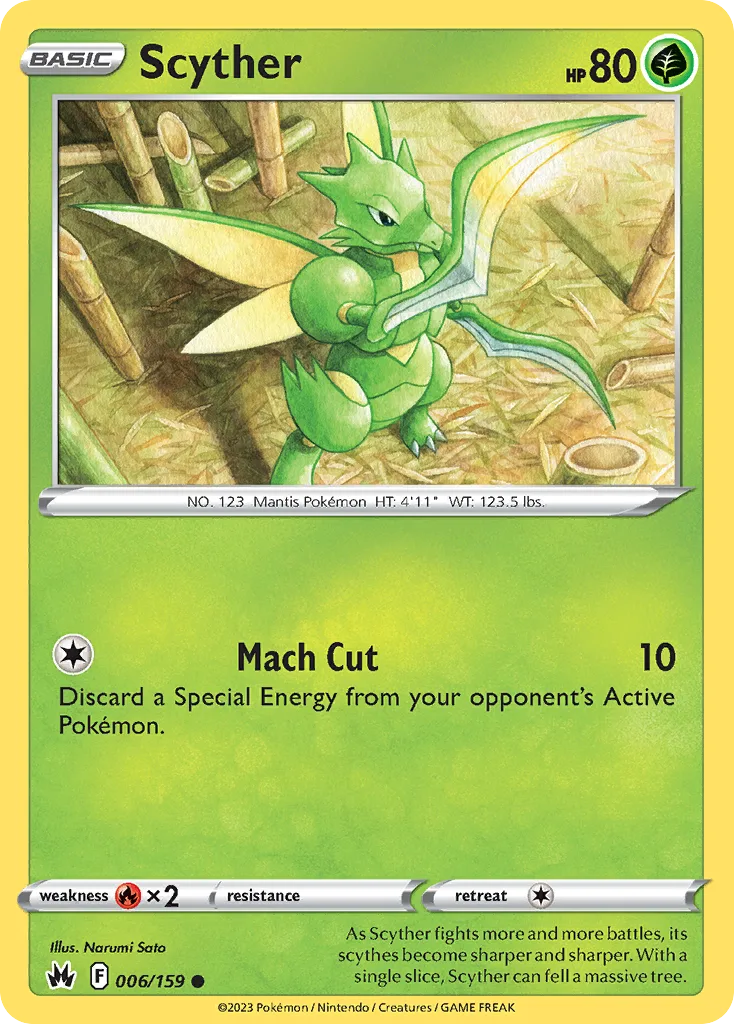 Scyther (CRZ 006) – Crown Zenith – Normal