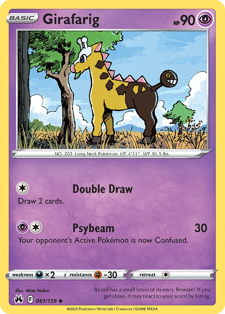 Girafarig (CRZ 061) – Crown Zenith – Normal