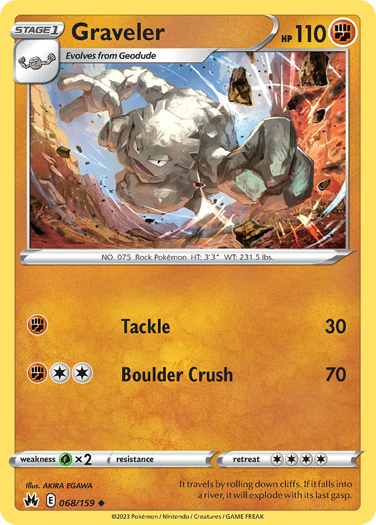 Graveler (CRZ 068) – Crown Zenith – Normal