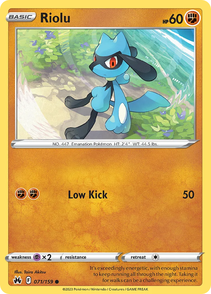 Riolu (CRZ 071) – Crown Zenith – Normal