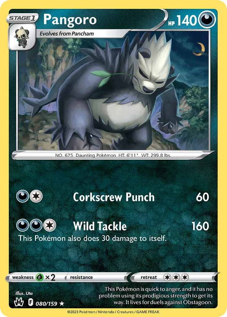Pangoro (CRZ 080) – Crown Zenith – Normal
