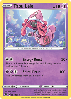 Tapu Lele – Crown Zenith – Reverse Holo
