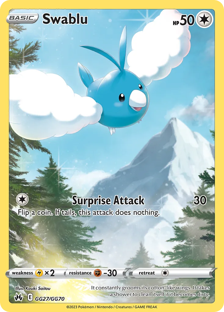 Swablu (CRZ GG27) – Crown Zenith Galarian Gallery – Normal