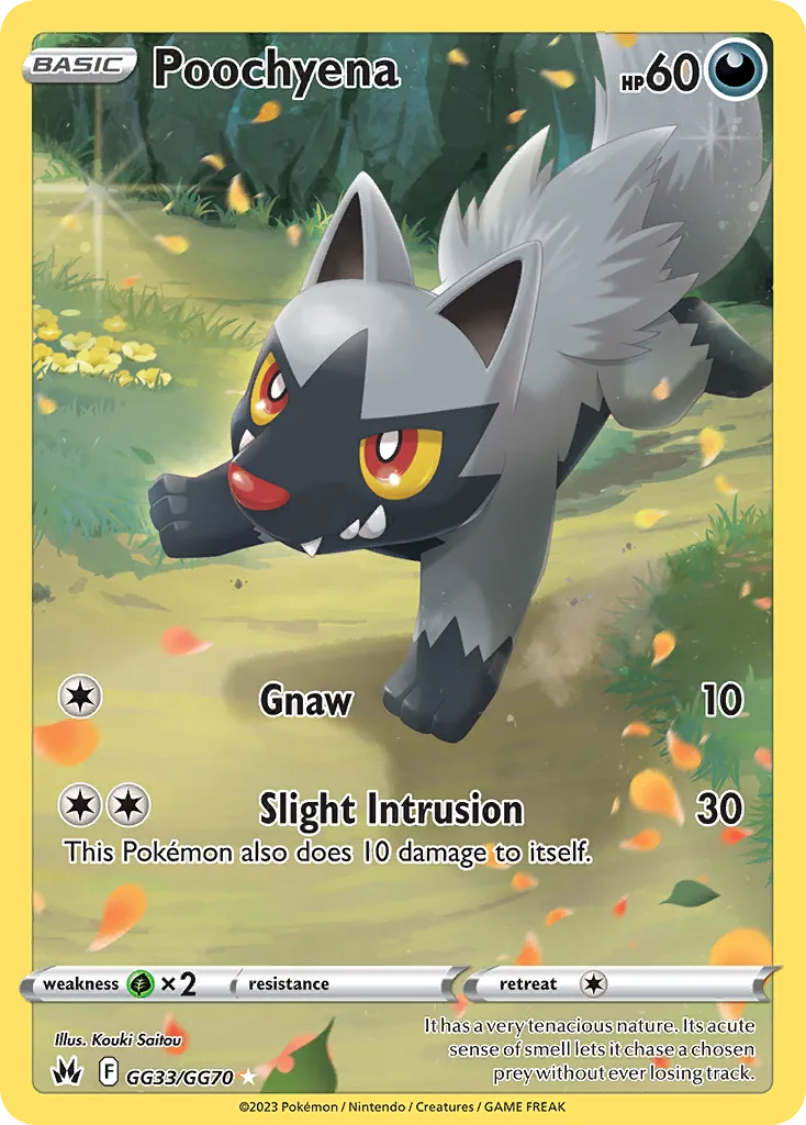 Poochyena (CRZ GG33) – Crown Zenith Galarian Gallery – Normal