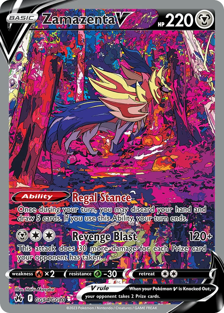 Zamazenta V (CRZ GG54) – Crown Zenith Galarian Gallery – Normal