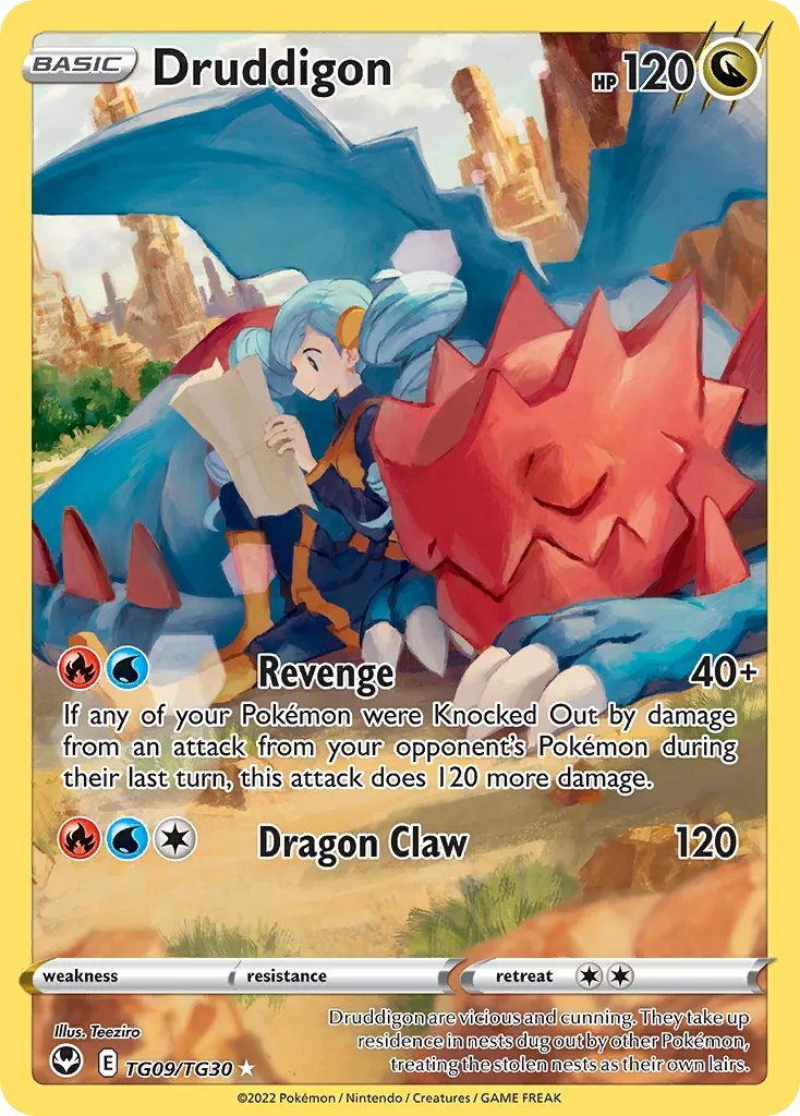 Druddigon (SIT TG09) – Silver Tempest Trainer Gallery – Normal