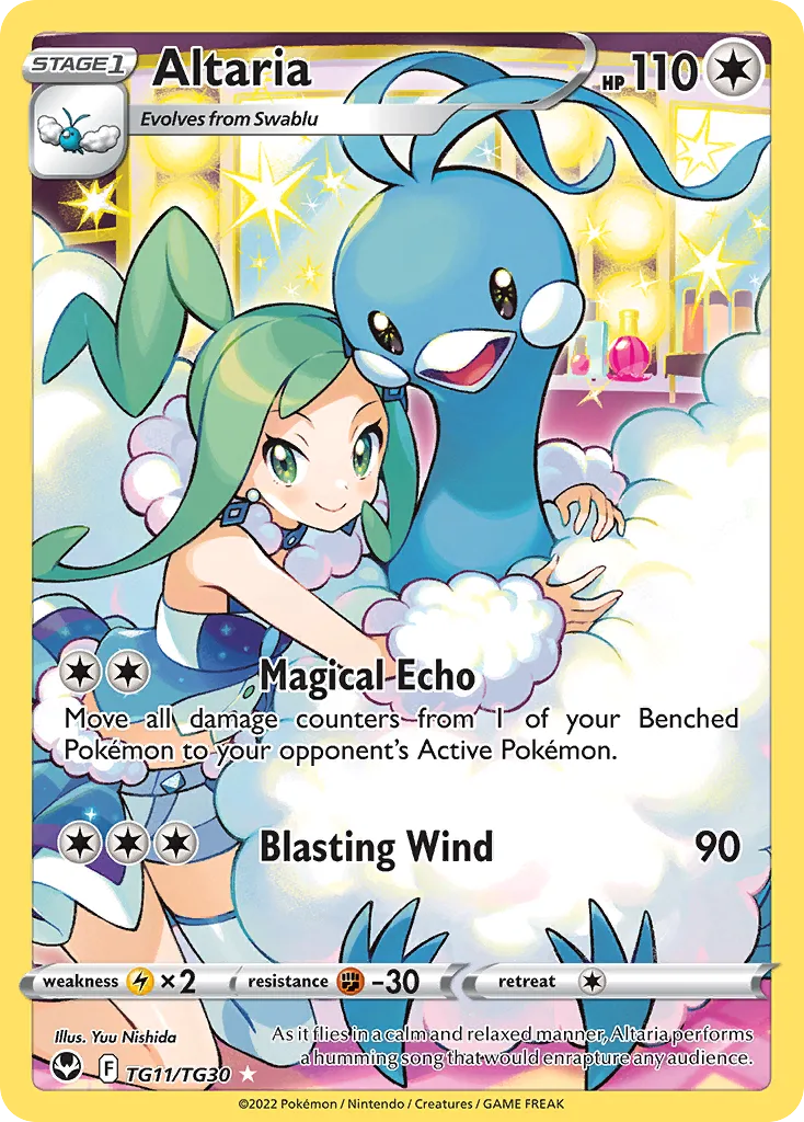 Altaria (SIT TG11) – Silver Tempest Trainer Gallery – Normal