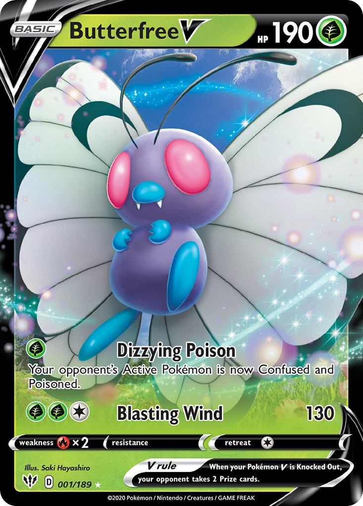 Butterfree V (DAA 001) – Darkness Ablaze – Normal