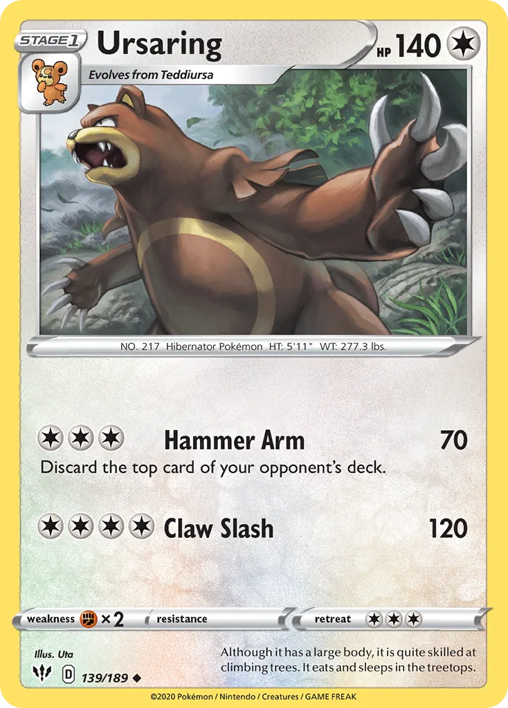 Ursaring (DAA 139) – Darkness Ablaze – Normal