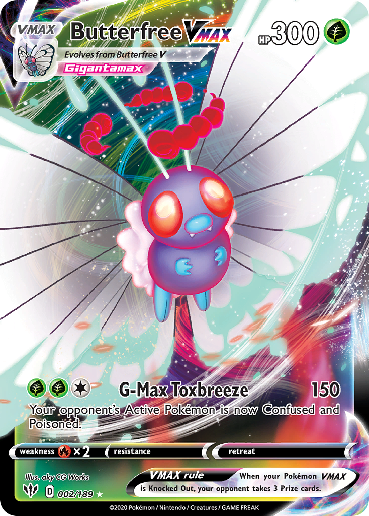 Butterfree VMAX (DAA 002) – Darkness Ablaze – Normal
