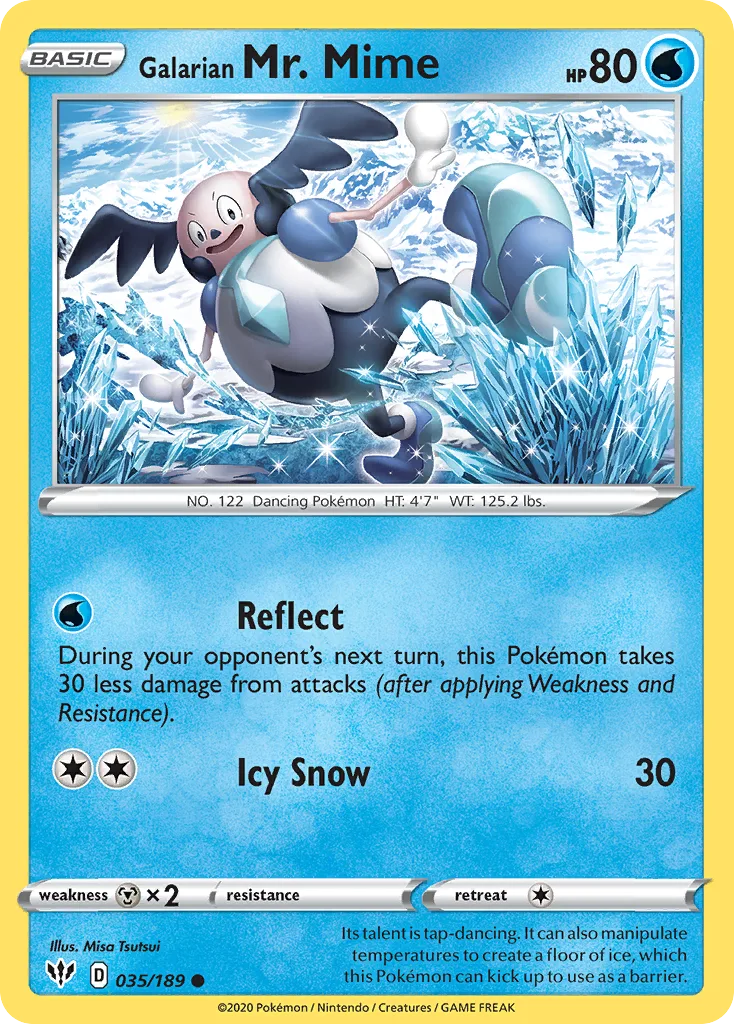 Galarian Mr. Mime (DAA 035) – Darkness Ablaze – Normal