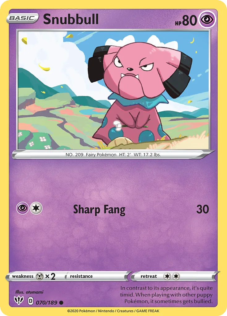 Snubbull (DAA 070) – Darkness Ablaze – Normal