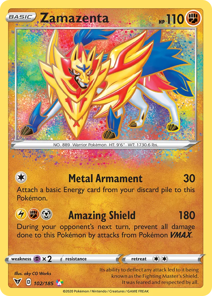 Zamazenta (VIV 102) – Vivid Voltage – Normal
