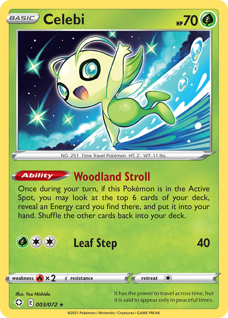 Celebi (SHF 003) – Shining Fates – Normal