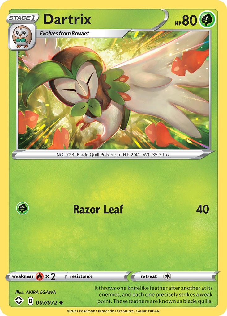 Dartrix (SHF 007) – Shining Fates – Normal