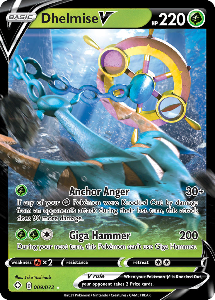 Dhelmise V (SHF 009) – Shining Fates – Normal