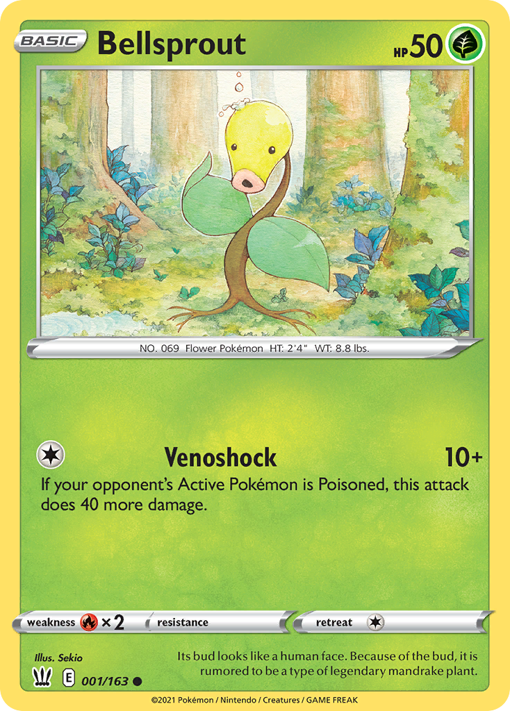 Bellsprout (BST 001) – Battle Styles – Normal