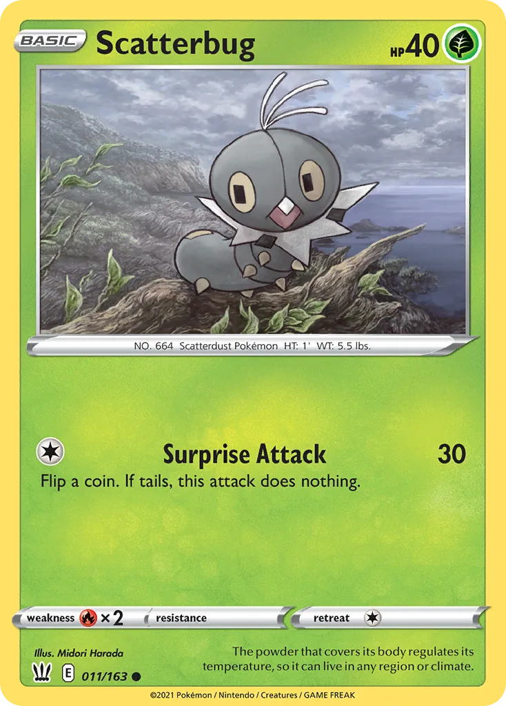 Scatterbug (BST 011) – Battle Styles – Normal