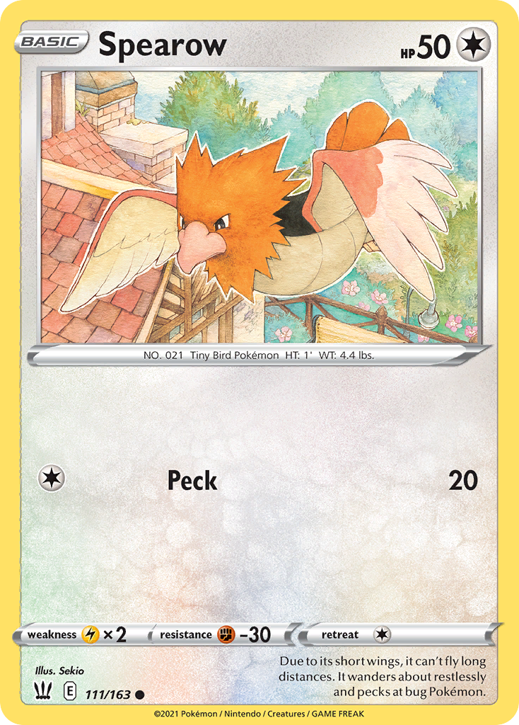 Spearow (BST 111) – Battle Styles – Normal