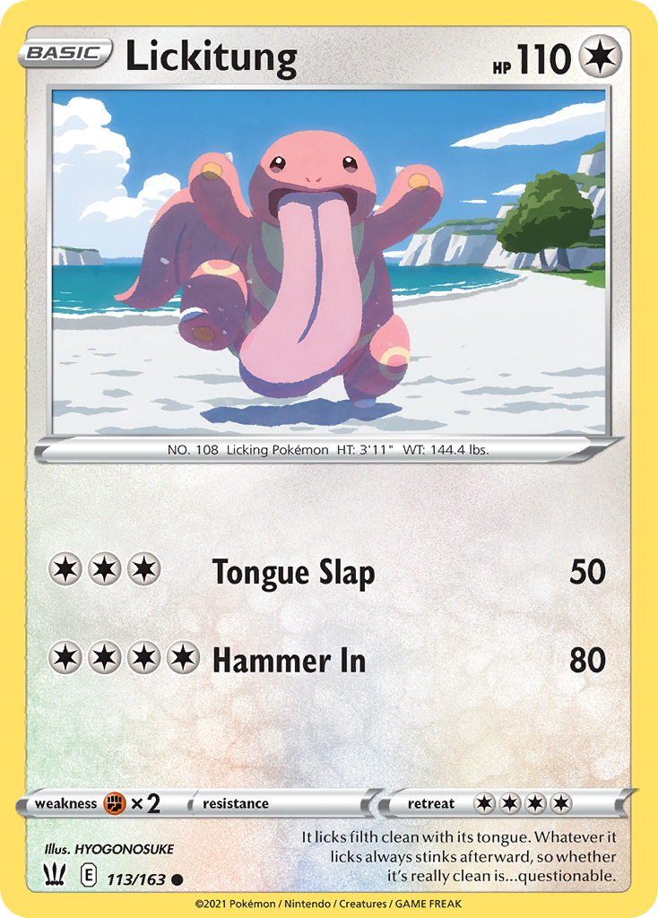 Lickitung (BST 113) – Battle Styles – Normal