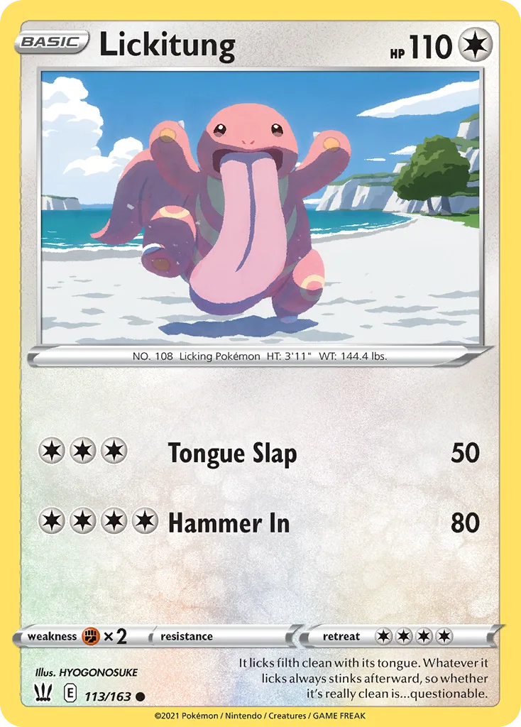 Lickitung (BST 113) – Battle Styles – Normal