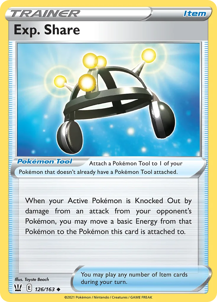 Exp. Share (BST 126) – Battle Styles – Normal
